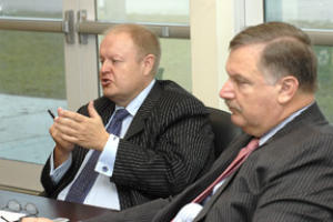 Committee members Bernhard Schutte and Joseph Longobardi.